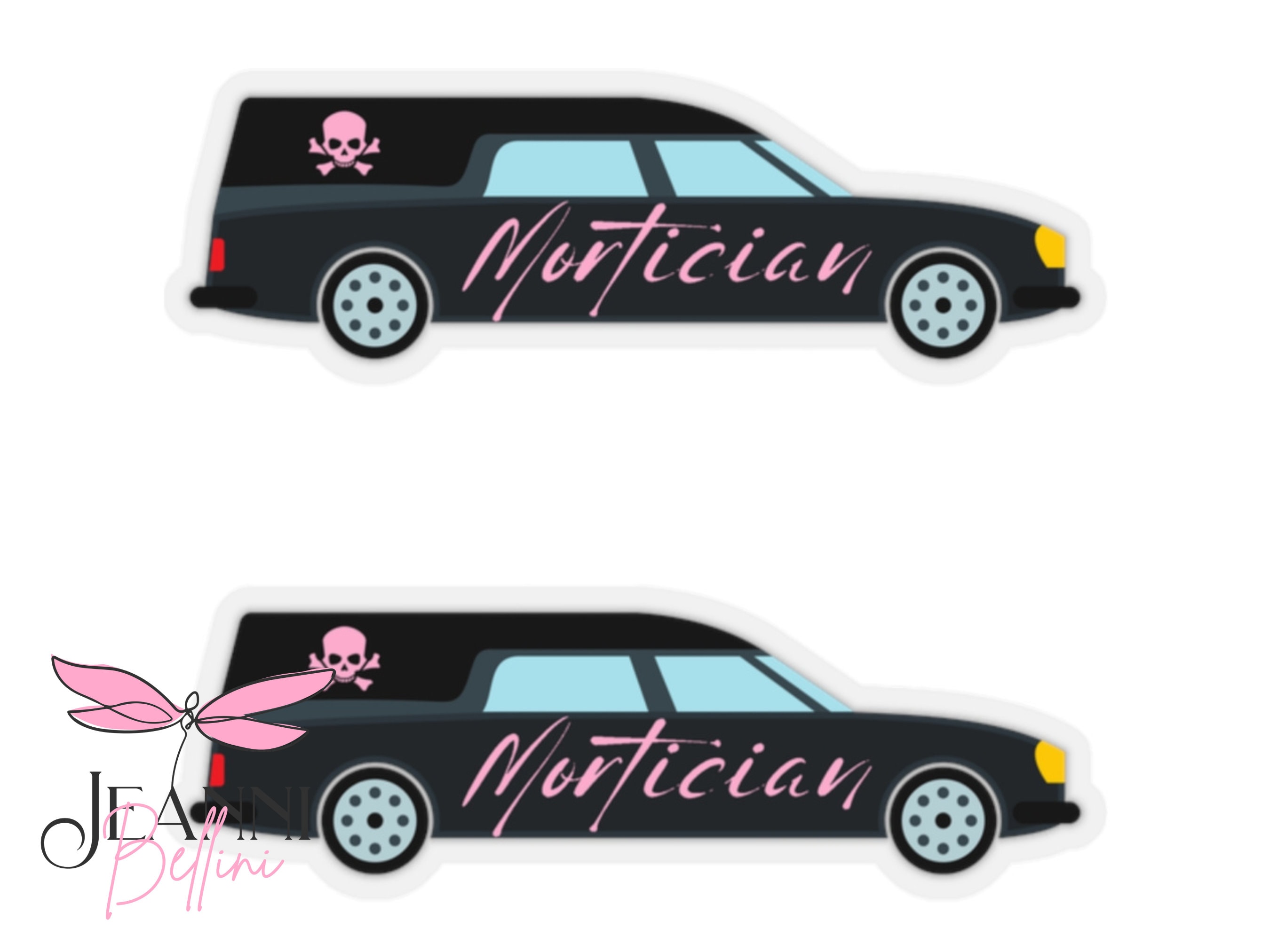 Mortician Hearse Sticker Funeral Director Gift Funeral Etsy