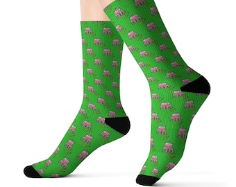 Embalming Fluid Socks, Funeral Director, Funeral Home Gift, Fun socks, Mortician Gift for him, Mortuary Science Socks, Green and Pink Socks