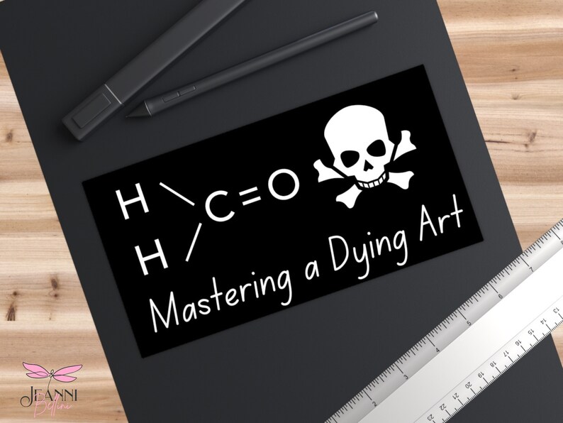Mastering a Dying Art Bumper Sticker, Funeral Director Gift, Gift for ...