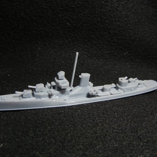 Unpainted 1/700 US Destroyer USS Bagley - 3d resin printed