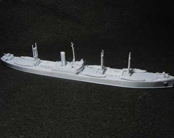 Unpainted 1/700 Japanese Mini Submarine tender ship - 3d resin printed