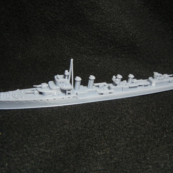 Unpainted 1/700 French Vaquelin Class Destroyer - 3d resin printed