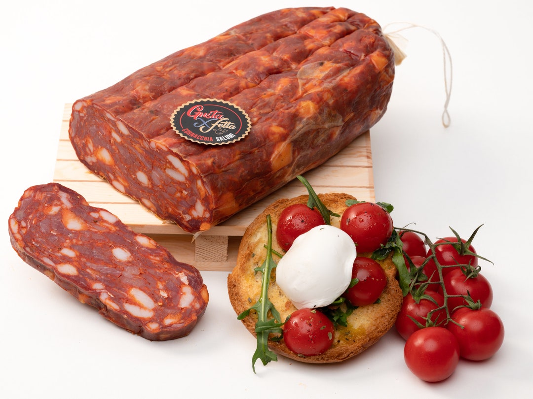 Spianata Schiacciata Spicy Salami Gluten Free Lactose Free With Natural Casing Etsy