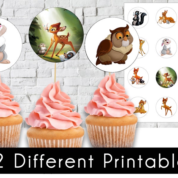 Bambi, Bambi Images, Instant Download, sublimation, Bambi Birthday Party Decor