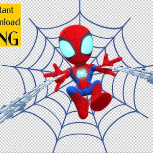 Imágenes PNG digitales de Spidey y sus amigos