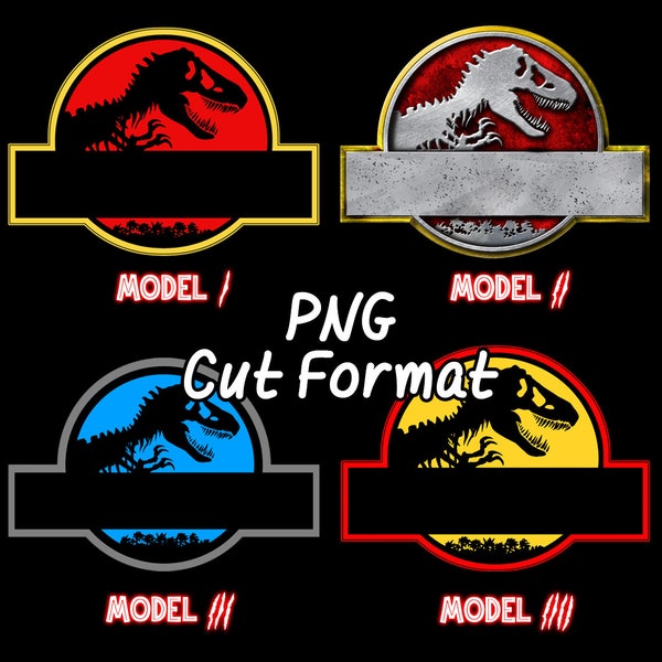 Jurassic Park - Jurassic World Logo & Blanko Logo Bundle Vektor PNG Datei - Sofort Download!