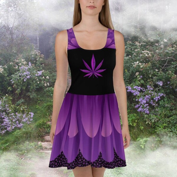 Marijuana Dress Etsy