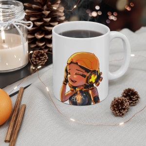 Custom Coffee Mug ,VALORANT RAZE ,Christmas Gift, for her or him, Cool fan art, cute, Raze Valorant, Tea mug, raze agent, Birthday Gift