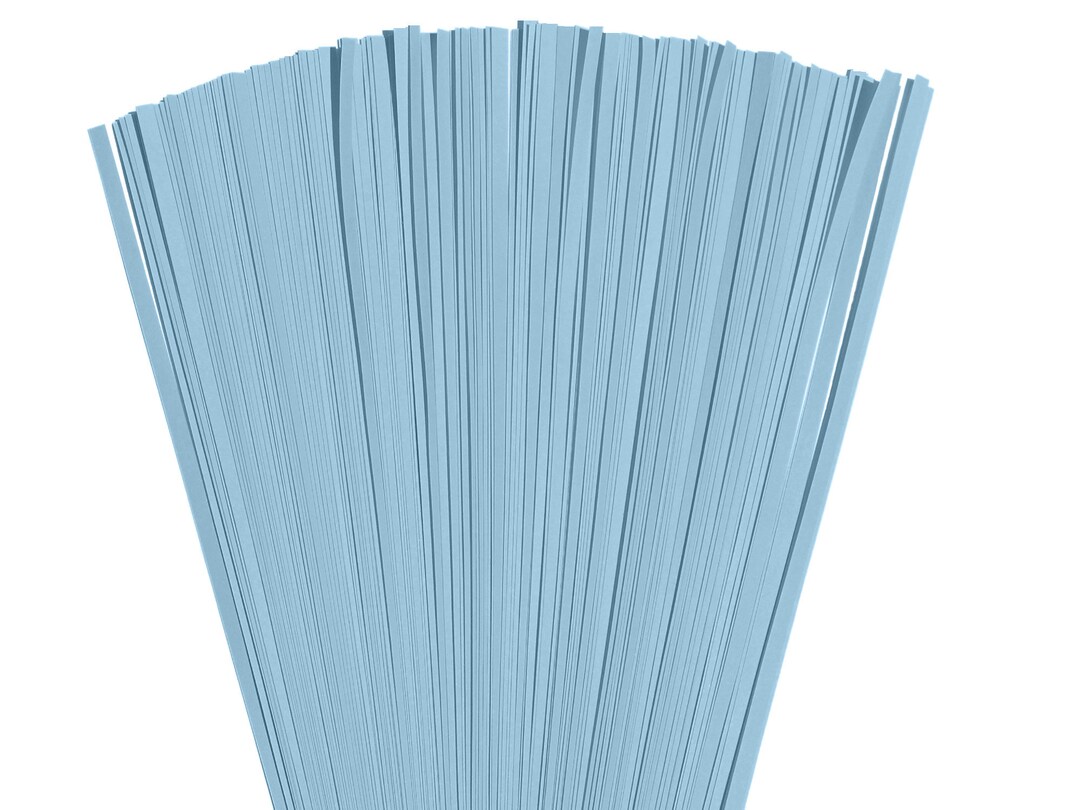 Sky Blue: Blue Quilling Paper/cardstock Strips 1.5/3/5/10mm X 280mm ...