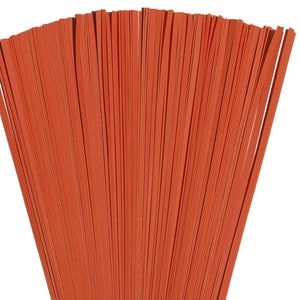 Pumpkin: Orange Quilling Paper/Cardstock Strips (1.5/3/5/10mm x 280mm) | Cutting Die Paper | Half sheets