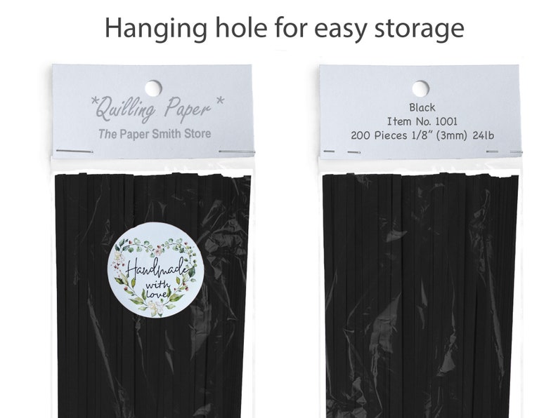 Black Quilling Paper/cardstock Strips 1.5/3/5/10mm X 280mm Cutting Die