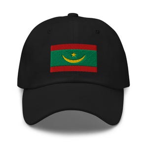 Mauritania Flag Cap - Adjustable Embroidered Dad Hat