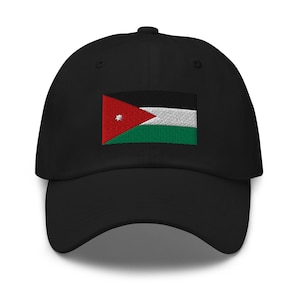 Jordan Flag Cap - Adjustable Embroidered Dad Hat