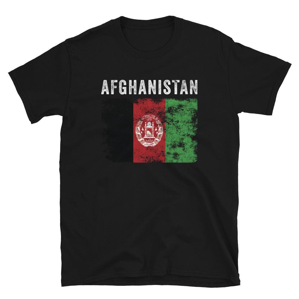 Afghanistan 2004-2013 Flag Distressed Afghan Flag T-shirt - Etsy