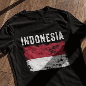 Indonesia Flag Vintage - Indonesian Flag T-Shirt
