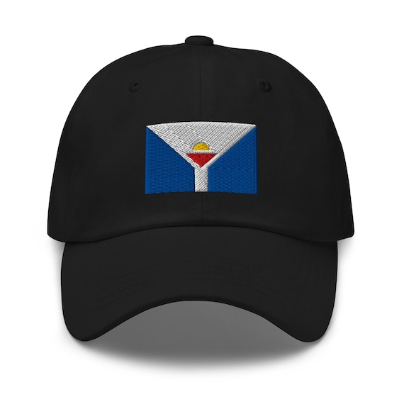 Saint-martin Flag Cap Adjustable Embroidered Dad Hat