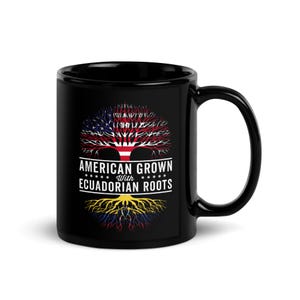 American Grown Ecuadorian Roots Flag Mug