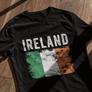 Ireland Flag Distressed - Irish Flag T-Shirt