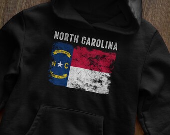 North Carolina State Flag Hoodie