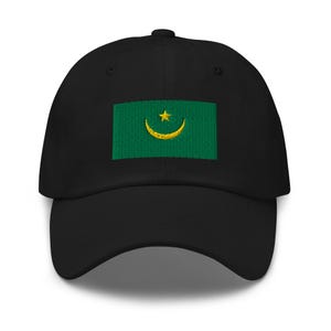 Mauritania 1959-2017 Flag Cap - Adjustable Embroidered Dad Hat