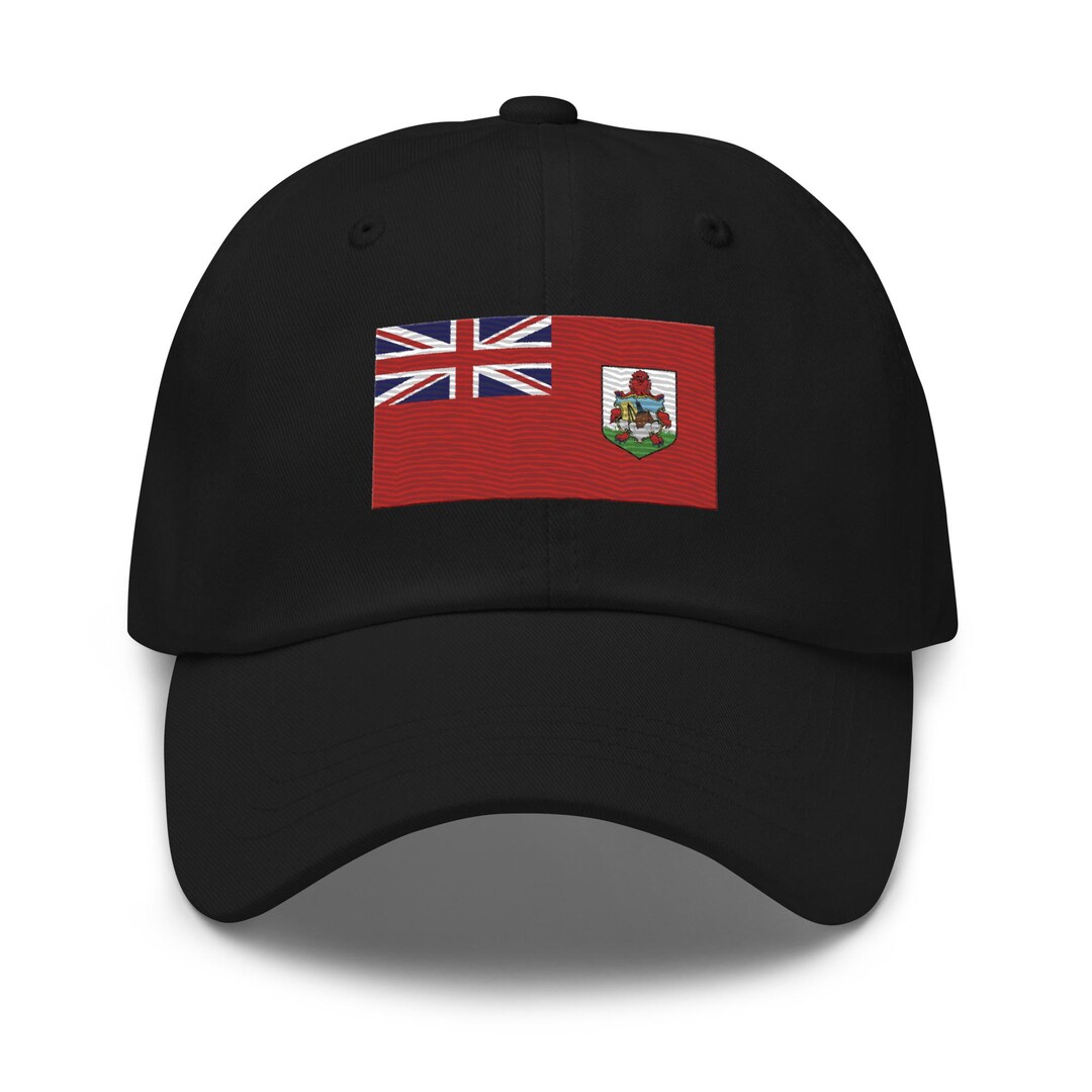 Bermuda Flag Cap - Adjustable Embroidered Dad Hat - Etsy