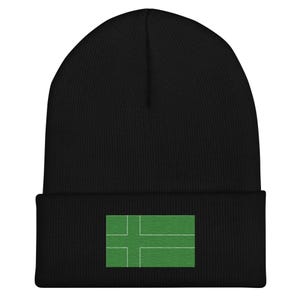 Ladonia Flagge Beanie - Bestickte Wintermütze