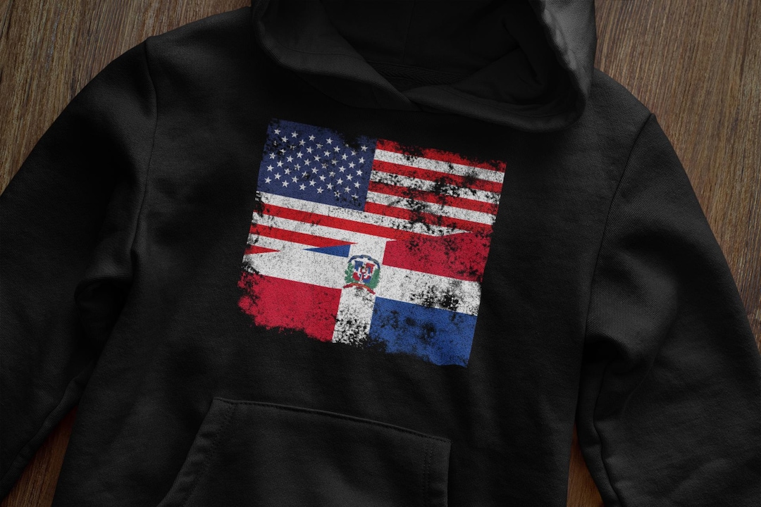 Lurhonp Felpa Con Cappuccio Bandiera Della Repubblica Dominicana - Unisex - 2