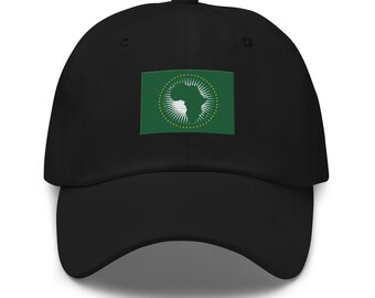 African Union Flag Cap - Adjustable Embroidered Dad Hat