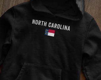 North Carolina State Flag Hoodie