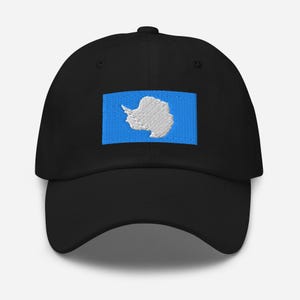 Antarctica Flag Cap - Adjustable Embroidered Dad Hat