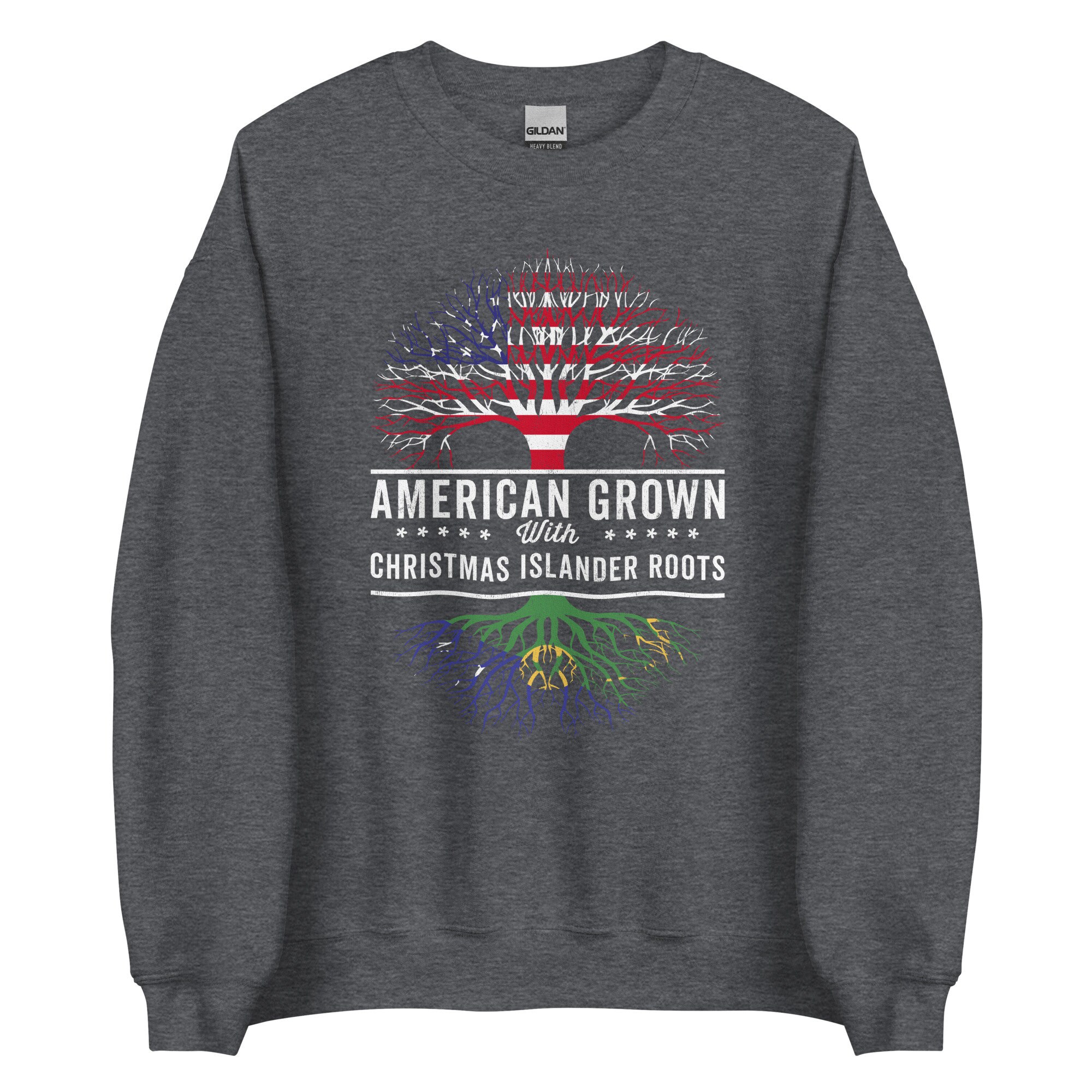American Grown Christmas Islander Roots Sweatshirt - Etsy