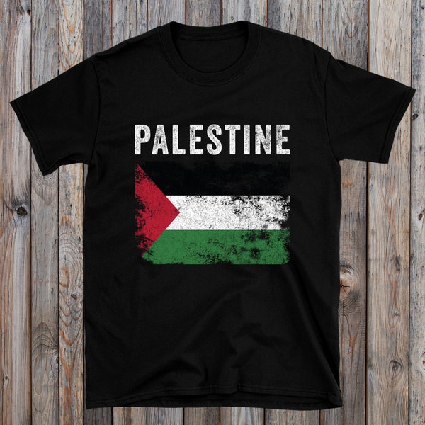 Palestine Flag T Shirt Etsy