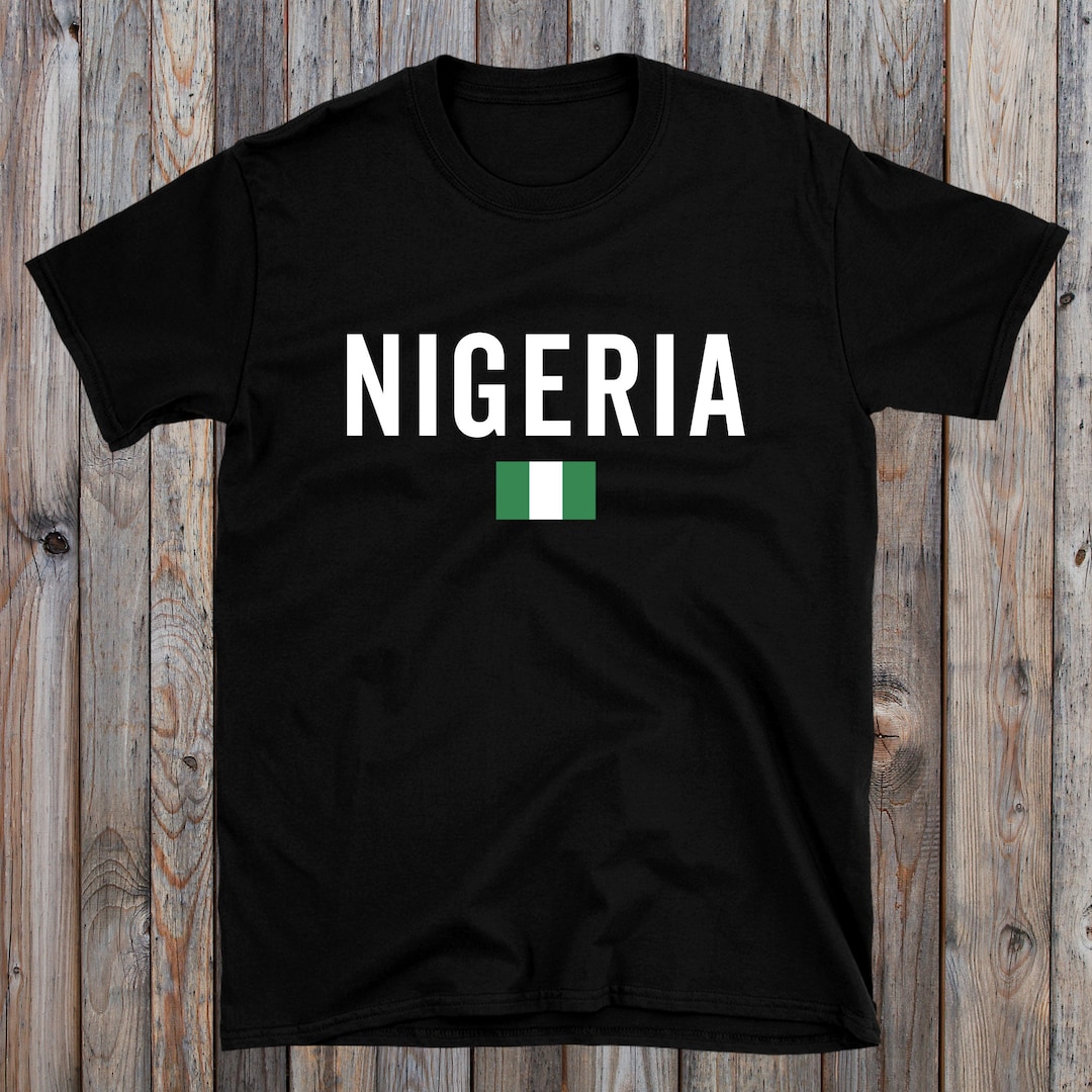 Bandera De Nigeria Camiseta Con Bandera Patri tica Etsy Espa a