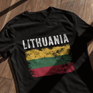 Lithuania Flag Vintage - Lithuanian Flag T-Shirt