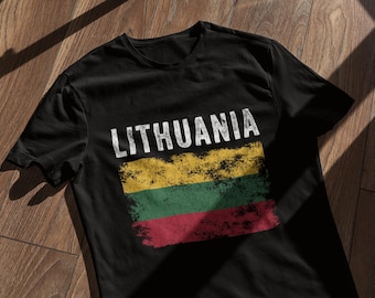 Lithuania Flag Vintage - Lithuanian Flag T-Shirt