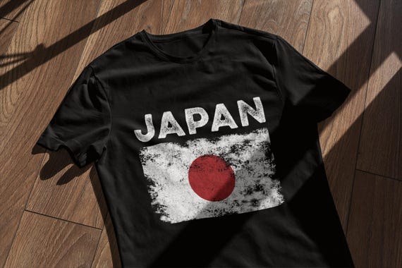 Japan Flag Distressed - Japanese Flag T-shirt - Etsy
