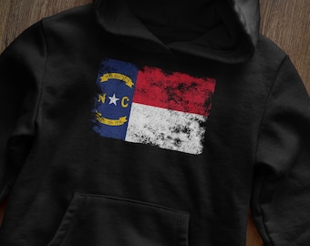 North Carolina State Flag Hoodie
