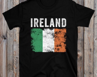 Ireland Flag Distressed - Irish Flag T-Shirt