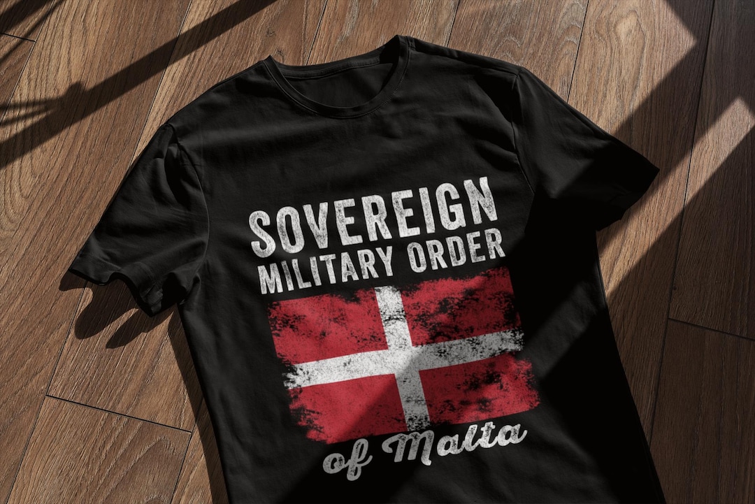 Maglietta con bandiera del Sovrano Militare Ordine di Malta