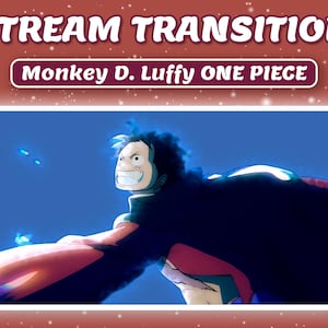 Anime-Übergangs-Overlay *MIT TON* - Stinger-Overlay für Twitch, Youtube, OBS, Streamlabs