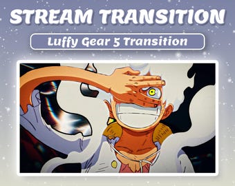 Anime transition Joy Guy Overlay *WITH SOUND* - Stinger Overlay for Twitch, Youtube, OBS, Streamlabs