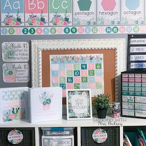 Farmhouse Plant Classroom Decor Bundle