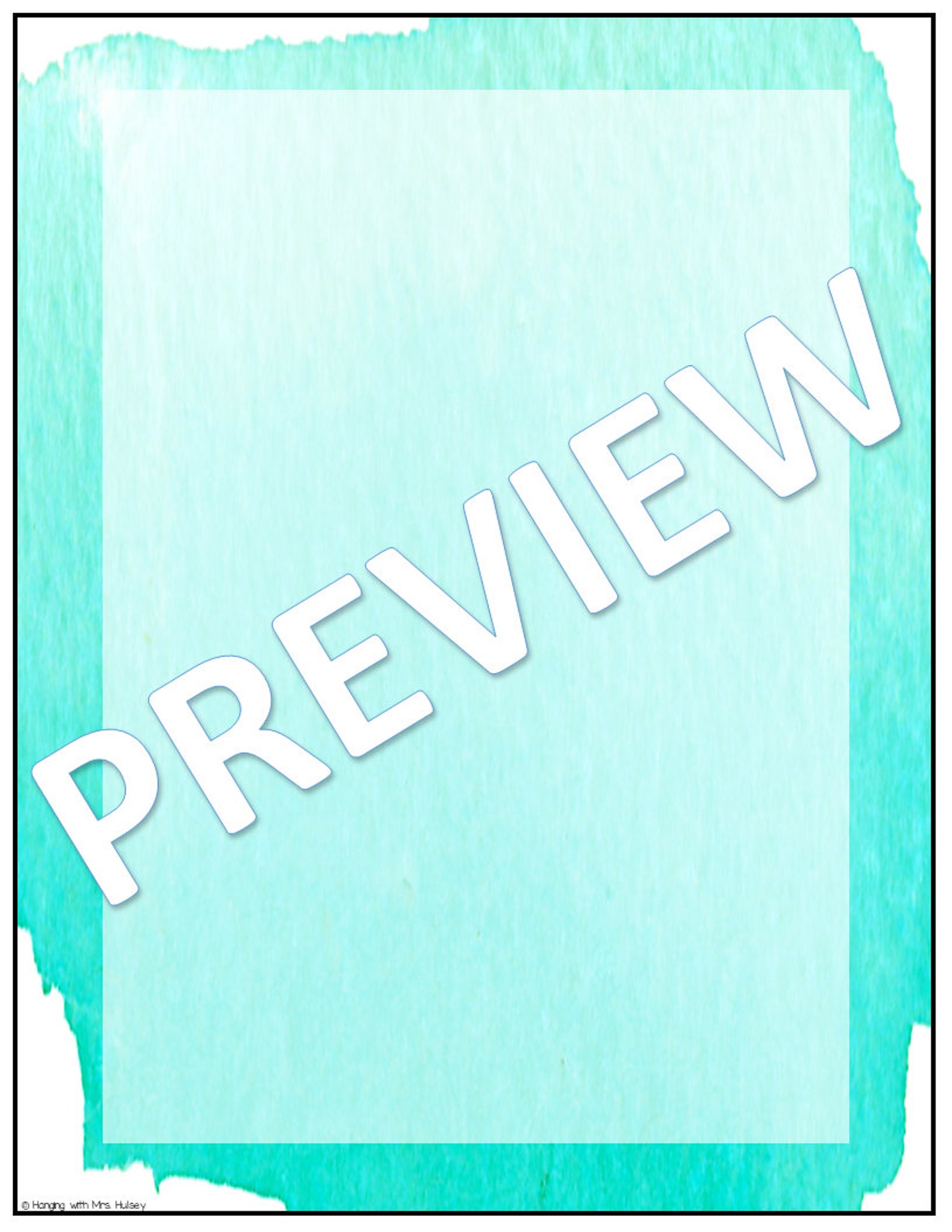 Watercolor Binder Covers and Spine Labels Etsy