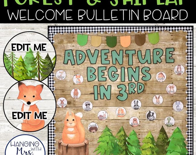 Fantasy Enchanted Forest Classroom Theme Decor Bundle for Middle or ...