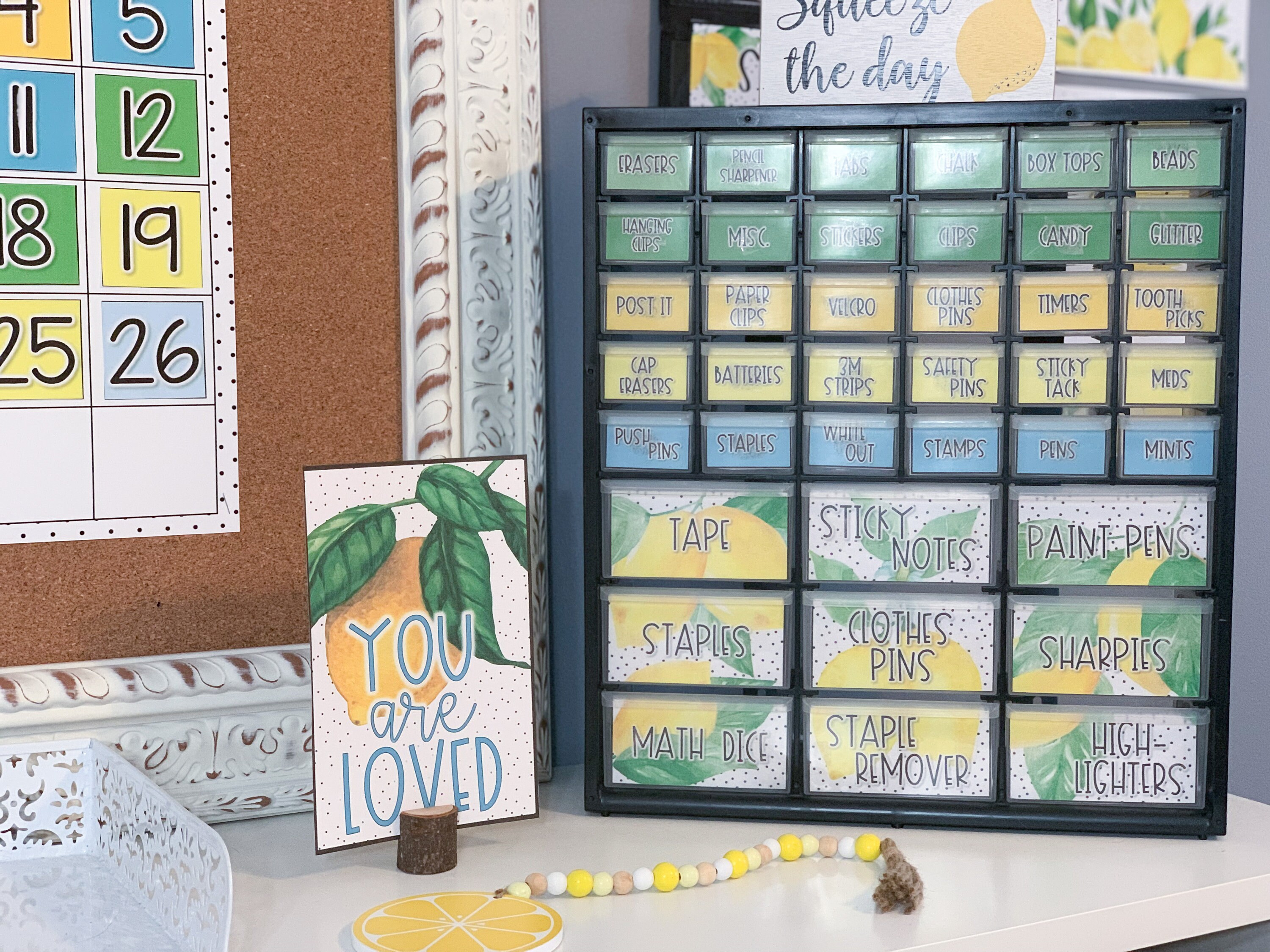 Lemon Classroom Decor Bundle Etsy