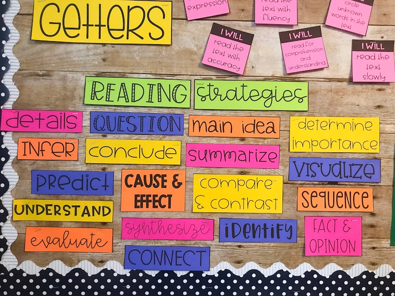 Reading Bulletin Board Bundle Etsy