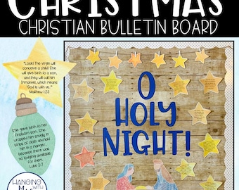 Christmas Bulletin Board - Bible Bulletin Board - Nativity Bulletin Board- Church Bulletin Board