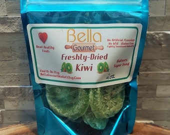 Fresh Dried Kiwi Slices - Perfect Size For Adding To Any Recipe - Delicious and All-Natural Kiwi - Organic Grown Kiwi