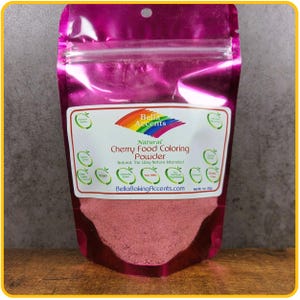 Natural Cherry Food Coloring Powder - Add Natural Flavor, Texture, and Coloring To Baking - All-Natural Food Coloring Powder - Fruit-Based