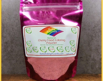 Natural Cherry Food Coloring Powder: Freeze-Dried, Fruit-Based